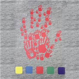 Laser hexagonal matte series hot film